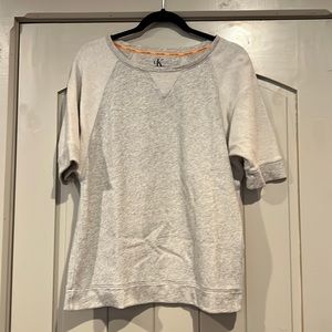 Calvin Klein short sleeve sweatshirt, great used condition.